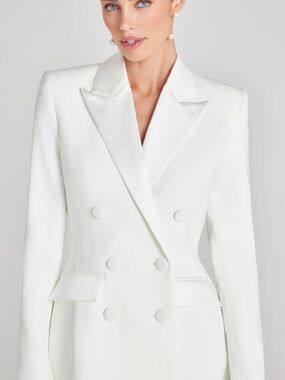 WHBM double breasted blazer